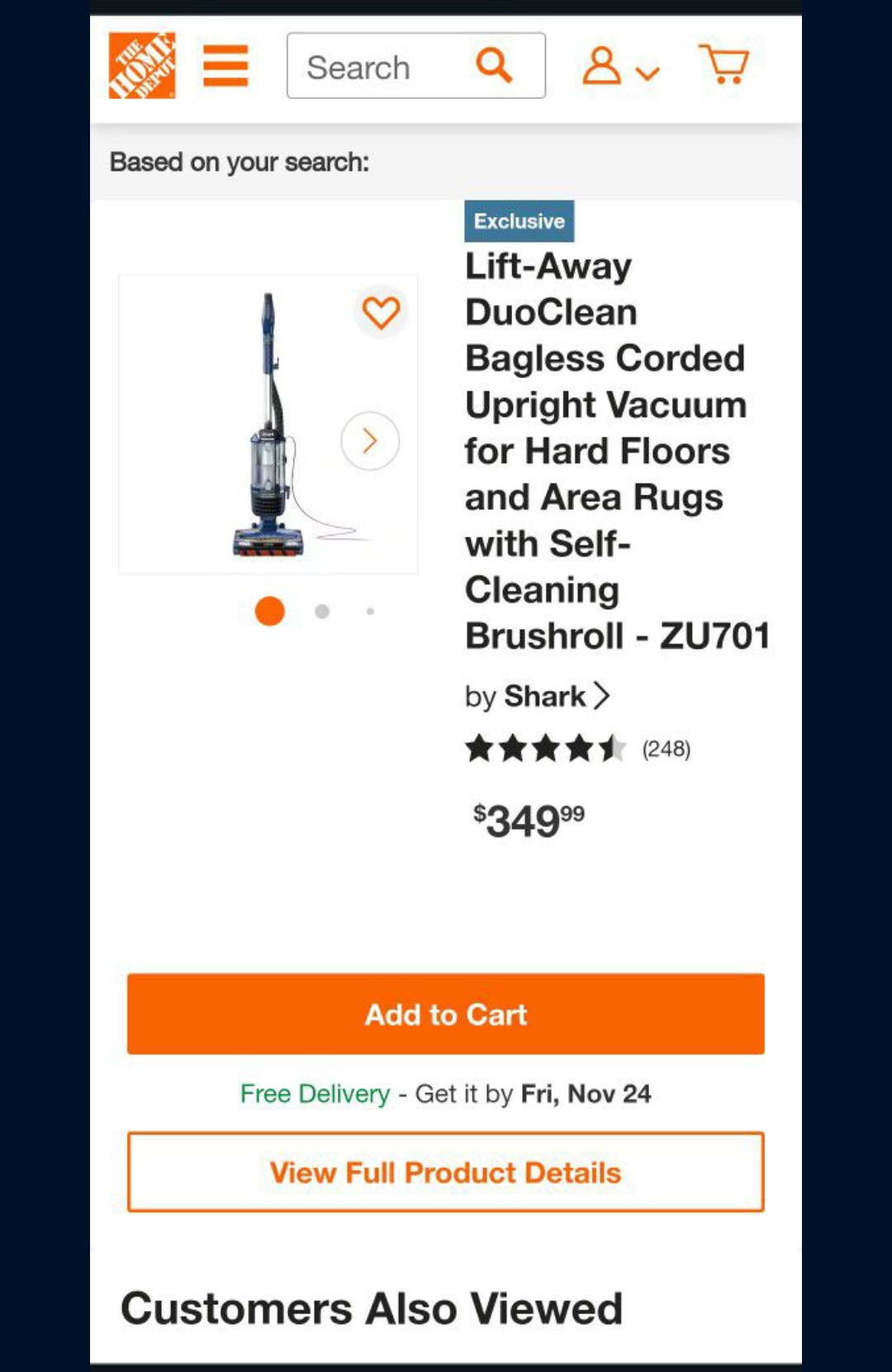 Shark ROTATOR Lift-Away Vacuum